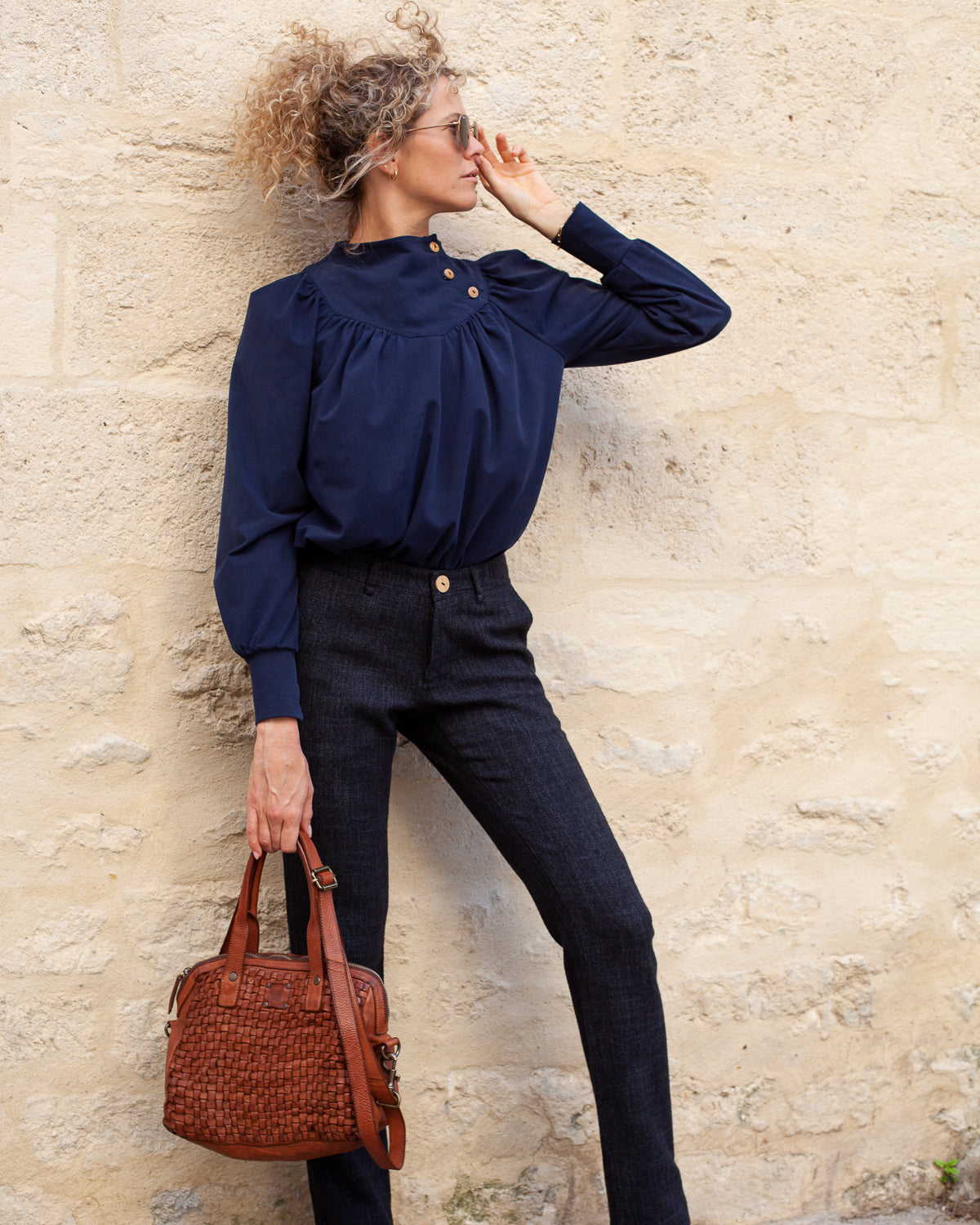 Blouse Olivia Marine